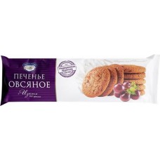 Печенье ПОЛЕТ Овсяное с изюмом, 250г в магазинах Лента