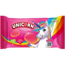 Печенье KELLOGG'S Unicorn сахарное в глазури со вкусом клубники, 105г в магазинах Лента