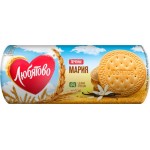 Печенье ЛЮБЯТОВО Мария традиционное, 156г