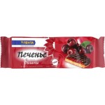 Печенье бисквитное ЛЕНТА с желейной начинкой со вкусом вишни, 137г