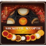 Печенье сдобное БИСКОТТИ Ассорти, 345г