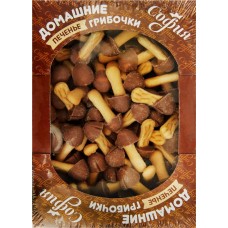 Печенье ДОМАШНИЕ ГРИБОЧКИ с молочной глазурью, 270г в магазинах Лента
