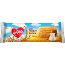 Печенье сахарное ЛЮБЯТОВО Топленое молоко, 267г в магазинах Лента