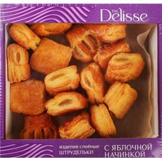 Изделие слоеное DELISSE Штрудельки с яблочной начинкой, 315г в магазинах Лента