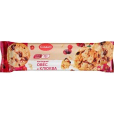 Печенье сдобное СЛОДЫЧ Овес и клюква, 145г в магазинах Лента