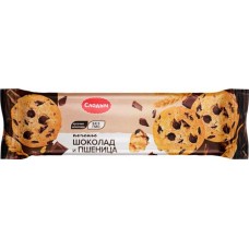 Печенье сдобное СЛОДЫЧ Пшеница и шоколад, 145г в магазинах Лента