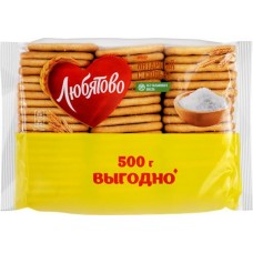 Крекер ЛЮБЯТОВО Янтарный с солью, 500г в магазинах Лента