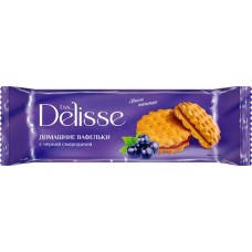 Изделия хлебобулочные сдобные DELISSE Домашние вафельки с черной смородиной, 155г в магазинах Лента