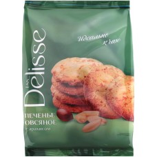 Печенье овсяное DELISSE с арахисом, 300г в магазинах Лента