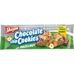 Печенье BERGEN Chocolate chip cookies с кусочками шоколада и лесным орехом, 100г