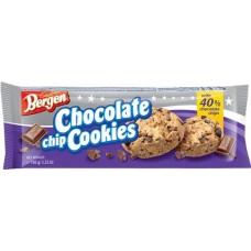 Печенье BERGEN Chocolate chip cookies с кусочками шоколада, 100г в магазинах Лента