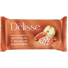 Печенье сдобное DELISSE Штрудель с яблоком и корицей, 255г в магазинах Лента