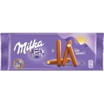 Печенье MILKA Lila Sticks палочки покрытые молочным шоколадом, 112г