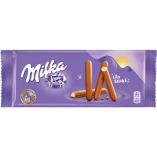Печенье MILKA Lila Sticks палочки покрытые молочным шоколадом, 112г в магазинах Лента