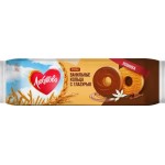 Печенье ЛЮБЯТОВО Ванильные кольца с глазурью, 190г