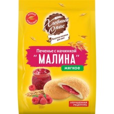 Печенье сдобное ХЛЕБНЫЙ СПАС Малина, 200г в магазинах Лента