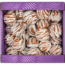 Печенье заварное DELISSE в белой глазури, 400г в магазинах Лента