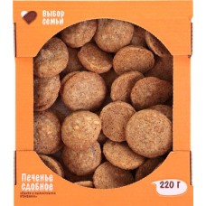 Печенье сдобное ВЫБОР СЕМЬИ Сантэ с пшеничными отрубями, 220г в магазинах Лента