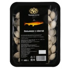 Пельмени рыбные ХОРОШАЯ КУХНЯ с семгой, 450г в магазинах Лента