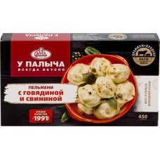 Пельмени У ПАЛЫЧА с говядиной и свининой, категория Б, 450г в магазинах Лента