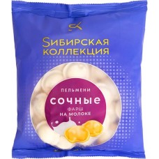 Пельмени СИБИРСКАЯ КОЛЛЕКЦИЯ Сочные с фаршем на молоке, категория В, 430г в магазинах Лента
