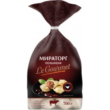 Пельмени МИРАТОРГ Le Gourmet, с соусом, 700г в магазинах Лента