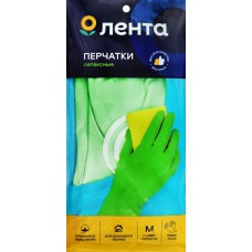 Перчатки хозяйственные ЛЕНТА размер M, в ассортименте Арт. GLAT-BM в магазинах Лента