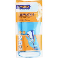 Перчатки хозяйственные ЛЕНТА синие размер L Арт. GLAT-BL в магазинах Лента