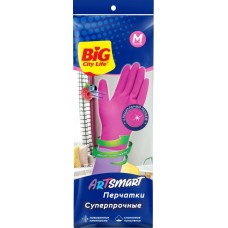 Перчатки BIG CITY LIFE Art Smart, латексные, размер M в магазинах Лента
