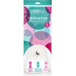 Перчатки YOU'LL LOVE белые с фламинго, размер L, ПВХ, Арт. 74976 Перчатки YOU'LL LOVE белые с фламинго, размер L, ПВХ, Арт. 74976