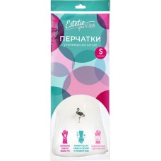 Перчатки YOU'LL LOVE белые с фламинго, размер S, ПВХ, Арт. 75051 в магазинах Лента