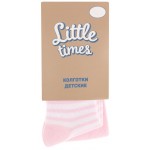 Колготки детские LITTLE TIMES р. 62–68 розовые, Арт. КН8001Л