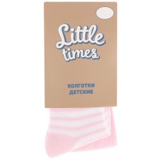 Колготки детские LITTLE TIMES р. 62–68 розовые, Арт. КН8001Л в магазинах Лента