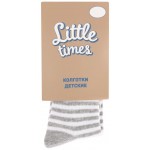Колготки детские LITTLE TIMES р. 74–80 серые, Арт. КН8002Л