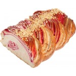 Коса сдобная ЛЕНТА FRESH с творогом и вишневой начинкой, весовая