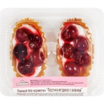 Пирожное НЕВСКИЕ БЕРЕГА Песочно-ягодное с вишней, 190г Пирожное НЕВСКИЕ БЕРЕГА Песочно-ягодное с вишней, 190г