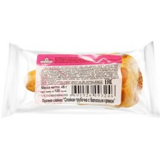 Пирожное НЕВСКИЕ БЕРЕГА Трубочка с белковым кремом, 45г в магазинах Лента