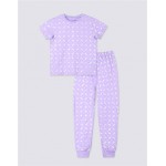 Пижама детская INWIN Kids футболка и брюки, сиреневая, Арт. LUK010