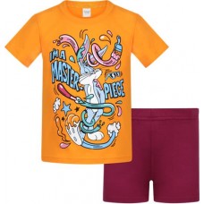 Пижама для девочки WB LT р. 98–140 футболка и шорты, Арт. ДЕВ-24-805 в магазинах Лента