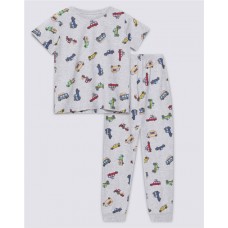 Пижама для девочки INWIN Kids футболка и брюки, серая, Арт. LUK010 в магазинах Лента