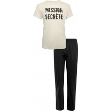 Пижама мужская INWIN футболка и брюки, белый, темно-серый, Арт. M21901 в магазинах Лента