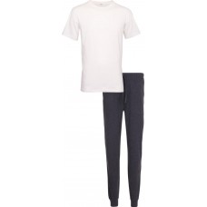 Пижама мужская INWIN футболка и брюки, белый, темно-синий, Арт. Bill1 в магазинах Лента