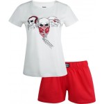 Пижама женская INWIN футболка и шорты белый/красный, Арт. L21905