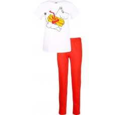 Пижама женская MOOMIN CHARACTERS р. 42–50, футболка и брюки, Арт. ЖЕН-9-803 в магазинах Лента