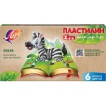 Пластилин ЛУЧ Zоо, 6 цветов, Арт. 30С 1810-08, 90г