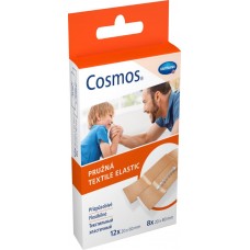 Пластырь COSMOS Textil Elastic эластичный, бежевый, 2 размера, 20шт в магазинах Лента Пластырь COSMOS Textil Elastic эластичный, бежевый, 2 размера, 20шт в магазинах Лента