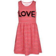 Сарафан для девочки INWIN бело-красный, Арт. SBSUM007 в магазинах Лента