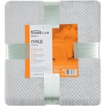 Плед HOMECLUB 200х220см, цвет рассветно-голубой, велсофт жаккардовый Плед HOMECLUB 200х220см, цвет рассветно-голубой, велсофт жаккардовый