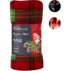 Плед HOMECLUB Christmas Magic 100х140см, флисовый, Арт. WI-CM1 в магазинах Лента