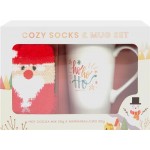 Набор подарочный MUG AND SOCKS Какао-напиток, 28г + маршмеллоу, 30г, носки + кружка, 750г